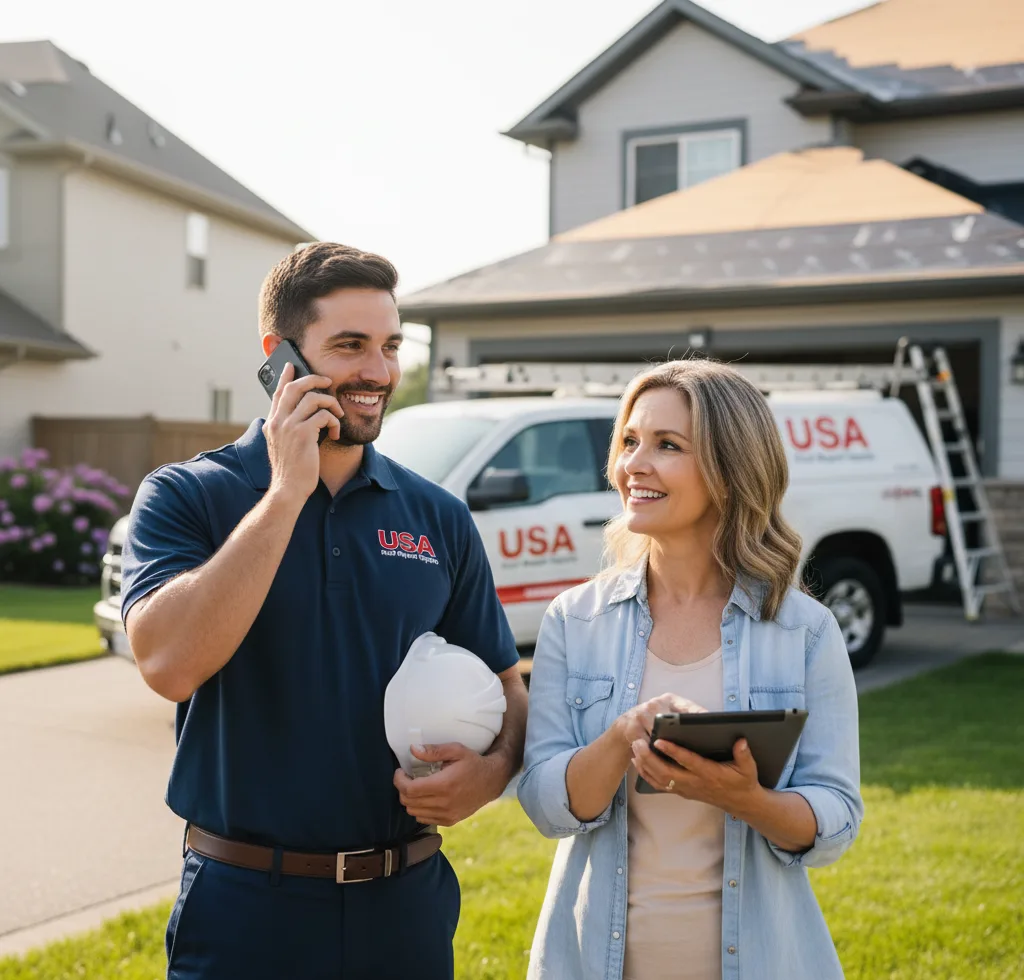 USA Roof Repair Experts customer support in Fieldale